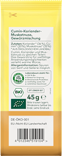 Gewürzmischung, Cumin-Koriander-Muskat LEBENSBAUM