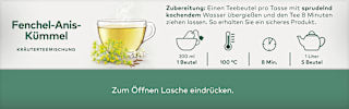 Kräutertee Fenchel-Anis-Kümmel (20 Beutel) LEBENSBAUM