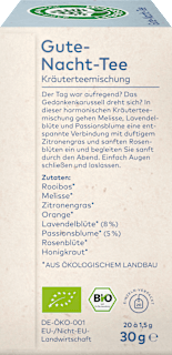 Kräutertee "Gute Nacht Tee" (20 Beutel) LEBENSBAUM