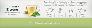 Kräutertee Ingwer-Zitrone (20 Beutel) LEBENSBAUM