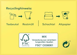 Kräutertee Ingwer-Zitrone (20 Beutel) LEBENSBAUM