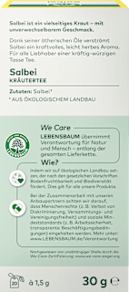Kräutertee Salbei (20 Beutel) LEBENSBAUM