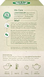 Kräutertee "Wohliges Bauchgefühl" (20 Beutel) LEBENSBAUM