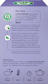 Kräutertee "Zeit für Ruhe" (20 Beutel) LEBENSBAUM