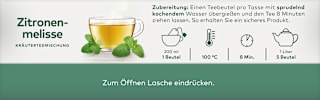 Kräutertee Zitronenmelisse (20 Beutel) LEBENSBAUM
