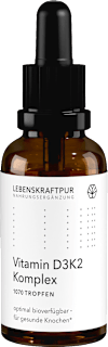 Vitamin D3 1000 I.E. K2 Komplex Tropfen LEBENSKRAFTPUR