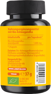 Ashwagandha Kapseln 60 St Lebepur