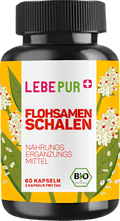 Bio Flohsamenschalen Kapseln 60 St Lebepur