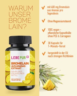 Bromelain Kapseln Lebepur