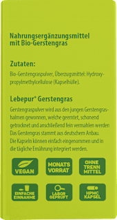 Gerstengras Kapseln 60 St Lebepur