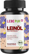 Leinöl Kapseln 60 St Lebepur