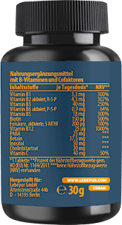 Vitamin B Komplex Tabletten 60 St Lebepur