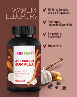 Weihrauch Komplex Kapseln 30 St Lebepur