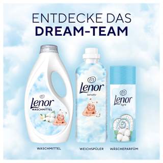 Vollwaschmittel flüssig sensitiv Lenor