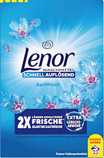 Vollwaschmittel Pulver Aprilfrisch Lenor