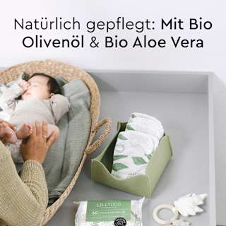 Feuchttücher Mild & Natürlich (15 x 60 St) LILLYDOO