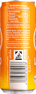 Erfrischungsgetränk, Aranciata Limo Orange Limissimo