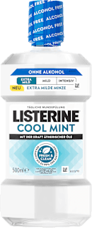 Mundspülung Cool Mint Extra Milde Minze alkoholfrei Listerine