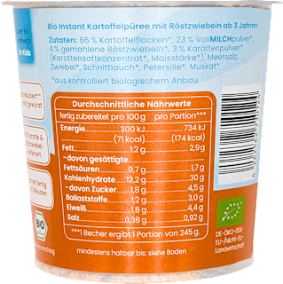 Kinderteller Heldenbecher Kartoffelbrei ab 3 Jahren little BITIES