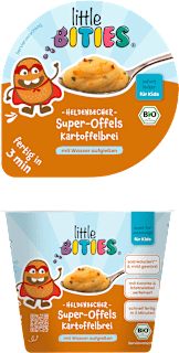 Kinderteller Heldenbecher Kartoffelbrei ab 3 Jahren little BITIES