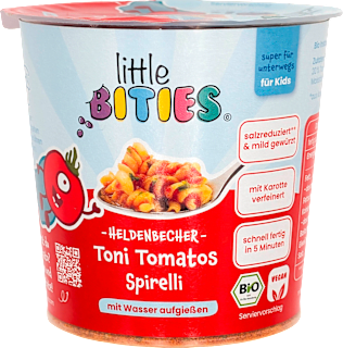 Kinderteller Heldenbecher Spirelli ab 3 Jahren little BITIES