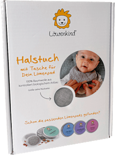 Halstuch mini grau Löwenkind