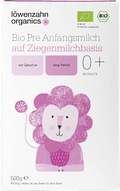 Anfangsmilch Pre auf Ziegenmilchbasis von Geburt an Löwenzahn Organics