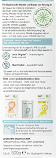 Anfangsmilch Pre von Geburt an Löwenzahn Organics