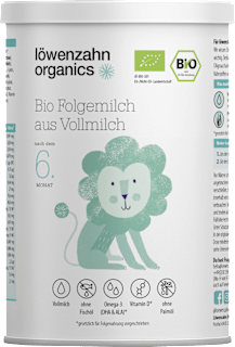 Folgemilch auf Vollmilchbasis, nach dem 6. Monat Löwenzahn Organics