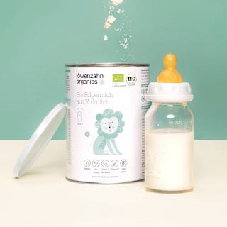Folgemilch auf Vollmilchbasis, nach dem 6. Monat Löwenzahn Organics