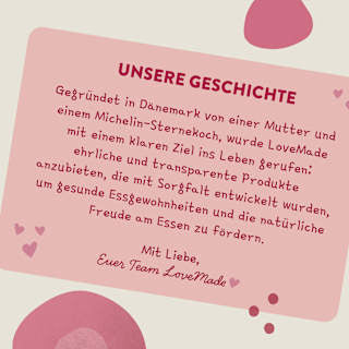 Babysnack Mais Linse, Hafer & Erdbeere ab 6 Monaten LoveMade Organics