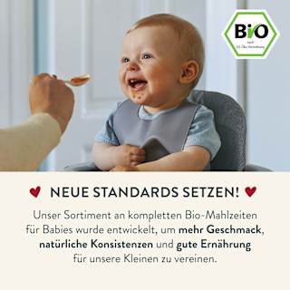 Menü Lasagne mit Karotten, Paprika, Oregano,  ab 8 Monaten LoveMade Organics