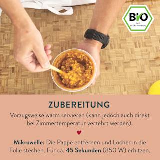 Menü Pasta Bolognese mit Tomaten, Karotten, Thymian, ab 6 Monaten LoveMade Organics