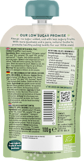 Quetschie Erbsen, Zucchini, Apfel und Quinoa, ab 6 Monaten LoveMade Organics