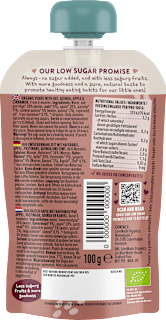 Quetschie Haferbrei, Apfel, Pastinake, Quinoa und Zimt, ab 6 Monaten LoveMade Organics