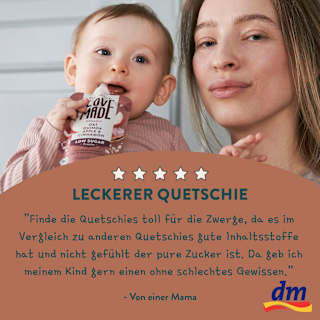 Quetschie Haferbrei, Apfel, Pastinake, Quinoa und Zimt, ab 6 Monaten LoveMade Organics