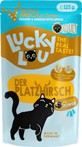 Nassfutter Katze mit Geflügel & Hirsch "der Platzhirsch" Lucky Lou