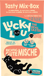 Nassfutter Katze Tasty Mix Multipack (12x125 g) Lucky Lou