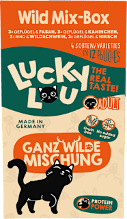 Nassfutter Katze Wild-Mix Multipack (12x125 g) Lucky Lou