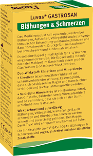 Gastrosan Blähungen & Schmerzen Kapseln Luvos Heilerde