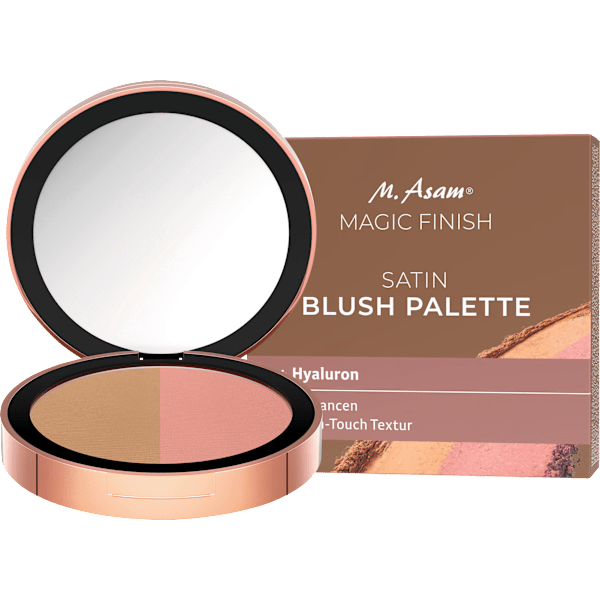 Blush Palette Satin Dark Honey & Nude Flush M. Asam