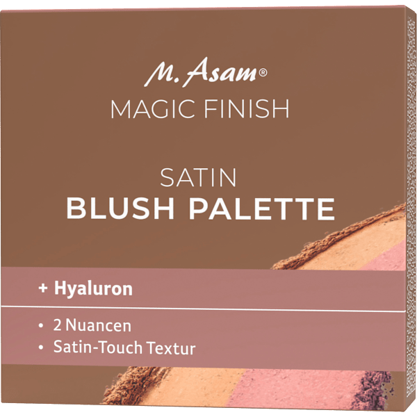 Blush Palette Satin Dark Honey & Nude Flush M. Asam
