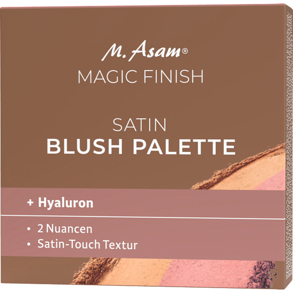 Blush Palette Satin Dark Honey & Nude Flush M. Asam