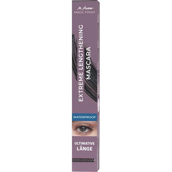 Mascara Extreme Lengthening Waterproof Deep Black M. Asam