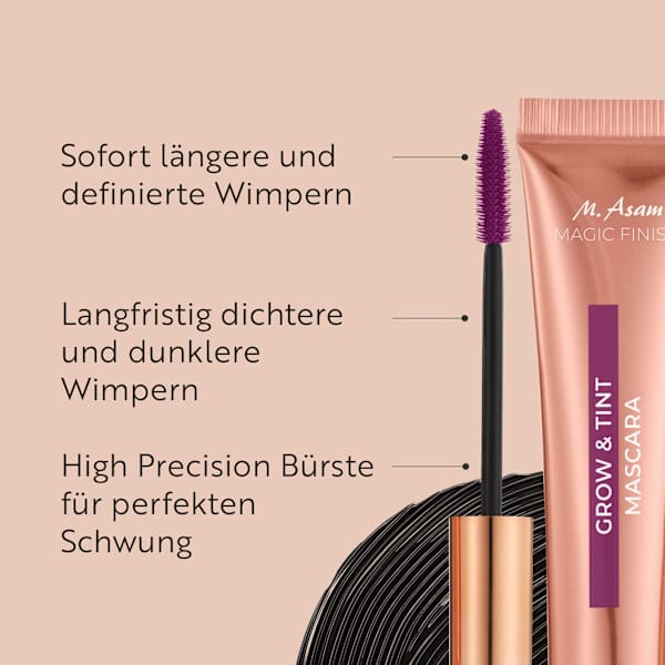 Mascara Grow & Tint Deep Black M. Asam