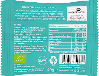 Dattel Balls Mama Kakao Mabyen