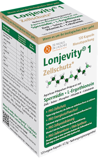 Lonjevity 1 Zellschutz Kapseln 120 St Madaus & Lauscher