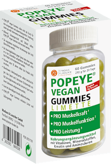 Popeye vegan Limette Gummies 60 St Madaus & Lauscher