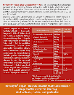 Reflexym vegan plus Glucosamin 1600 Madaus & Lauscher