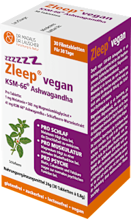 Zleep vegan KSM-66 Ashwagandha Tabletten 30 St Madaus & Lauscher